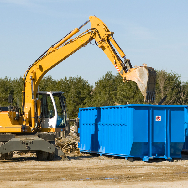 can i choose the location where the residential dumpster will be placed in Afton Virginia